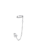 Diamond Ear Cuff With Chain
