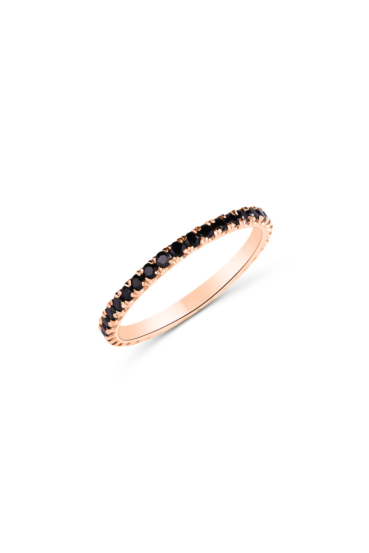 Gold Spinel Eternity Ring