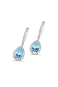 Blue Drop Earrings