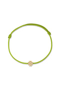 Gold Diamond Amulet Flower Bracelet